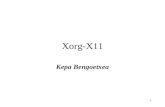 1 Xorg-X11 Kepa Bengoetxea. 1 Referencia: La página web principal del proyecto es:   fundación:
