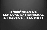 ENSEÑANZA DE LENGUAS EXTRANJERAS A TRAVES DE LAS NNTT.