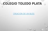 COLEGIO TOLEDO PLATA CREACION DE UN BLOG. 1.- Elegimos el servidor de blogger que más se acerque a nuestras necesidades JIMDO LA COCTELERA BLOGGER.COM.