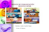 MEDIOS DE COMUNICACIÓN MASIVOS (MCM ) MASIVOS (MCM ) Nombre: Cathy Castillo Rojas Curso: 4º Básico.