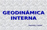 GEODINÁMICA INTERNA Manuel Cózar. Estructura de la corteza Capa sedimentaria Capa granítica Capa basáltica Disc. Mohorovicic Disc. Conrad Manto.