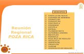 1 Reunión Regional POZA RICA  CASTILLO DE TEAYO  CAZONES DE HERRERA  CHUMATLÁN  COAHUITLÁN  COATZINTLA  COXQUIHUI  COYUTLA  ESPINAL  FILOMENO.