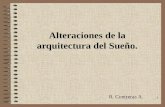 1 Alteraciones de la arquitectura del Sueño. R. Contreras A.