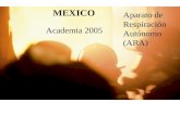 Aparato de Respiración Autónomo (ARA) Academia 2005 MEXICO.