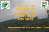 UNIDAD DE MANEJO DE CUENCAS DE SAN JOSE DE LOURDES Responsable: Ing. VASQUEZ RUBIO DANIEL.
