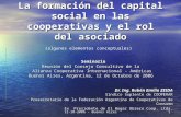 12-10-2006 - Buenos Aires 1 La formación del capital social en las cooperativas y el rol del asociado Dr. Ing. Rubén Emilio ZEIDA Síndico Suplente de COOPERAR.