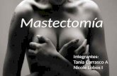 Mastectomía Integrantes: Tania Carrasco A Nicole Lobos I.