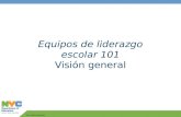 Equipos de liderazgo escolar 101 Visión general T&I- 15848 (Spanish)