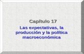 Capítulo 17 Las expectativas, la producción y la política macroeconómica.