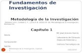 Fundamentos de Investigación Metodología de la Investigación Sampieri, R.H., Collado C. F., Lucio P. B. (2010) 5ª. Ed. Metodología de la Investigación.
