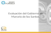 Evaluación del Gobierno de Marcelo de los Santos..