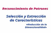 Selección y Extracción de Características « Reducción de la Dimensionalidad» Reconocimiento de Patrones.
