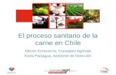 El proceso sanitario de la carne en Chile Héctor Echeverría, Consejero Agrícola Karla Paniagua, Asistente de Dirección.
