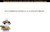 Podrás encontrar más artículos en Astrolabio.net 10 COMIDAS PARA LA LONGEVIDAD.