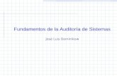 Fundamentos de la Auditoría de Sistemas José Luis Dominikow.