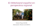 El Mittelstand español en perspectiva regional Núria Puig (UCM) Adoración Álvaro (CUNEF)