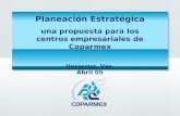 Planeación Estratégica una propuesta para los centros empresariales de Coparmex Veracruz, Ver. Abril 05.