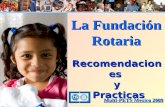 Recomendacionesy Practicas Practicas Multi-PETS Mexico 2009 La Fundación Rotaria.