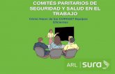 ARP SURA COMITÉS PARITARIOS DE SEGURIDAD Y SALUD EN EL TRABAJO Cómo Hacer de los COPASST Equipos Eficientes.