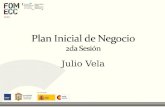 Julio Vela. El Mercadeo Perfil de los Clientes Estimación de la Demanda Mezcla de Marketing Cuantificación del Plan de Mercadeo.