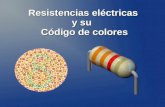 Resistencias eléctricas y su Código de colores. Contenidos: Definición de resistencia eléctrica. Unidad de medida Bandas de color en la resistencia El.