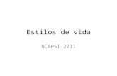 Estilos de vida NCAPSI-2011. Introducción Estilos de vida, subculturas, estereotipos y conflictos La subcultura gótica.