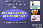 Dificultades diagnósticas en la… Miocardiopatía arritmogénica A propósito de un caso Uxua Idiazabal, Aitziber Munarriz, Maite Basurte, Virginia Álvarez,
