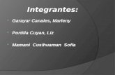 Integrantes: GGarayar Canales, Marleny PPortilla Cuyan, Liz MMamani Cusihuaman Sofía.