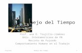 Manejo del Tiempo Prof. ana D. Trujillo-Jiménez Univ. Interamericana de PR Recinto de Fajardo Comportamiento Humano en el Trabajo TrujilloManejo del Tiempo1.