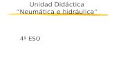 Unidad Didáctica “Neumática e hidráulica” 4º ESO.