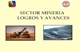 SECTOR MINERIA LOGROS Y AVANCES. SECTOR MINERIA FISCALIZACIÓN MINERA: a) Fiscalización Minero Ambiental: La DREM LIMA ha efectuado fiscalizaciones a efectos.
