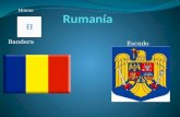 Bandera Escudo Himno Está situada al Este de Europa y hace frontera con : Norte: Ucrania y Moldavia. Este: Mar Negro. Sur : Bulgaria. Oeste: Hungría.