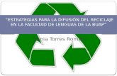 Vania Torres Román. En el mundo existe un problema causado por la creciente cantidad de residuos, que en general se depositan en tiraderos municipales.