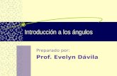Introducción a los ángulos Preparado por: Prof. Evelyn Dávila.