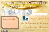 Versión 2014 Introducción a Internet, la Web 1.0 y 2.0 por Guillermo Javier Lafuente y Gustavo Hernán Lafuente se distribuye bajo una Licencia Creative.