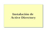 Instalación de Active Directory. Introducción Introducción a Active Directory Estructura lógica Estructura física Funciones específicas del controlador.