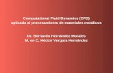 Computational Fluid Dynamics (CFD) aplicada al procesamiento de materiales metálicos Dr. Bernardo Hernández Morales M. en C. Héctor Vergara Hernández.