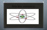 Núcleo atómico.. Núcleo Atómico El término átomo fue enunciado por primera vez por el filósofo griego Demócrito, quien señalo que era la estructura más.
