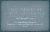 MANEJO ANESTÉSICO Santiago Medina Ramirez Residente de Anestesiología y Reanimación UdeA.