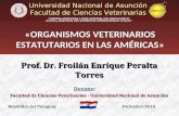 Prof. Dr. Froilán Enrique Peralta Torres Decano: Facultad de Ciencias Veterinarias - Universidad Nacional de Asunción «ORGANISMOS VETERINARIOS ESTATUTARIOS.