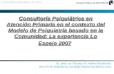 Sociedad Chilena de Salud Mental Consultoría psiquiátrica en APS Consultoría Psiquiátrica en Atención Primaria en el contexto del Modelo de Psiquiatría.