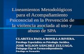 Lineamientos Metodológicos para el Acompañamiento Psicosocial en la Prevención de la violencia asociada al uso y abuso de SPA CLARITZA PAOLA BONILLA RIVERA.