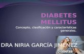 Concepto, clasificación y características generales. DRA NIRIA GARCÍA JIMÉNEZ.