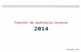 Noviembre 2014 2014 Función de Auditoría Interna.