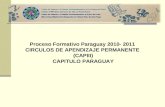 Proceso Formativo Paraguay 2010- 2011 CIRCULOS DE APENDIZAJE PERMANENTE (CAPIII) CAPITULO PARAGUAY.