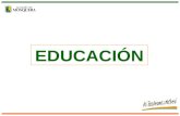 EDUCACIÓN. AMPLIACIÓN DE COBERTURA ESCOLAR Facilitar el acceso al sistema Educativo a los niños, jóvenes y adultos del Municipio; diseñando herramientas.