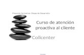 Consultor: Curso de atención proactiva al cliente Collcenter Proyecto formativo: Etapa de Desarrollo.