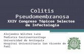 Colitis Pseudomembranosa Alejandra Wilches Luna Pediatra Gastroenteróloga Universidad de Antioquia Hospital Universitario San Vicente de Paúl Colitis Pseudomembranosa.