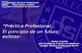 Colegio técnico Profesional Darío Salas, Chillán “100% EXCELENCIA EN EDUCACIÓN” Ámbar Castillo Jefe Unidad de Práctica Profesional Colegio Técnico Profesional.