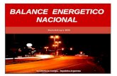 BALANCE ENERGETICO NACIONAL.  TODA SOCIEDAD REQUIERE ABUNDANTE ENERGIA  NO SE CONSIVE UNA COMUNIDAD SIN ENERGIA  AUN LOS PUEBLOS PRIMITIVOS CONTABAN.